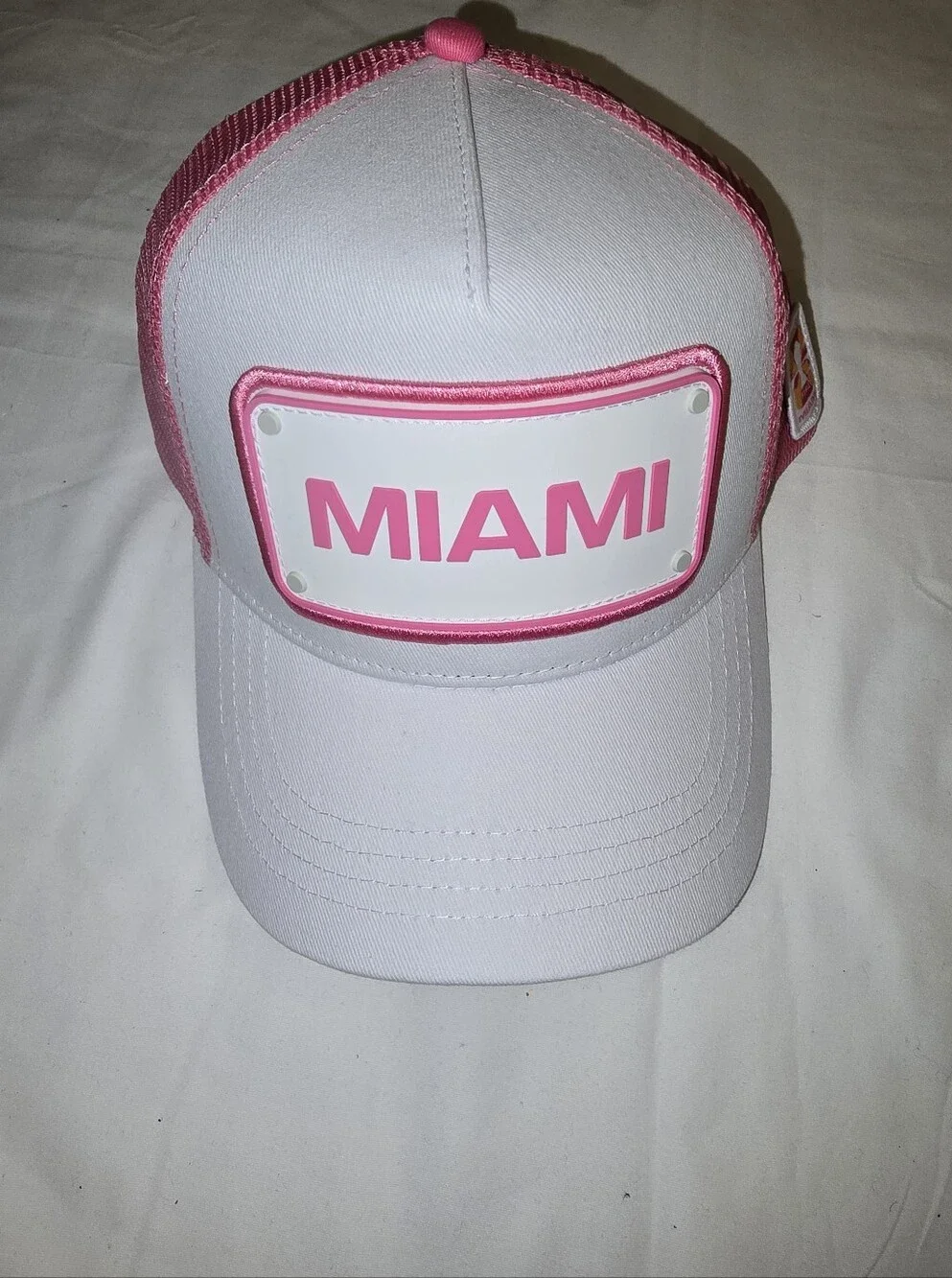 Miami FIFA Pink and White Trucker Hat